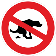 Hundekot darf nicht auf öffentlichen Grundstücken, auch in Grünanlagen oder auf Freiflächen zurück gelassen werden.