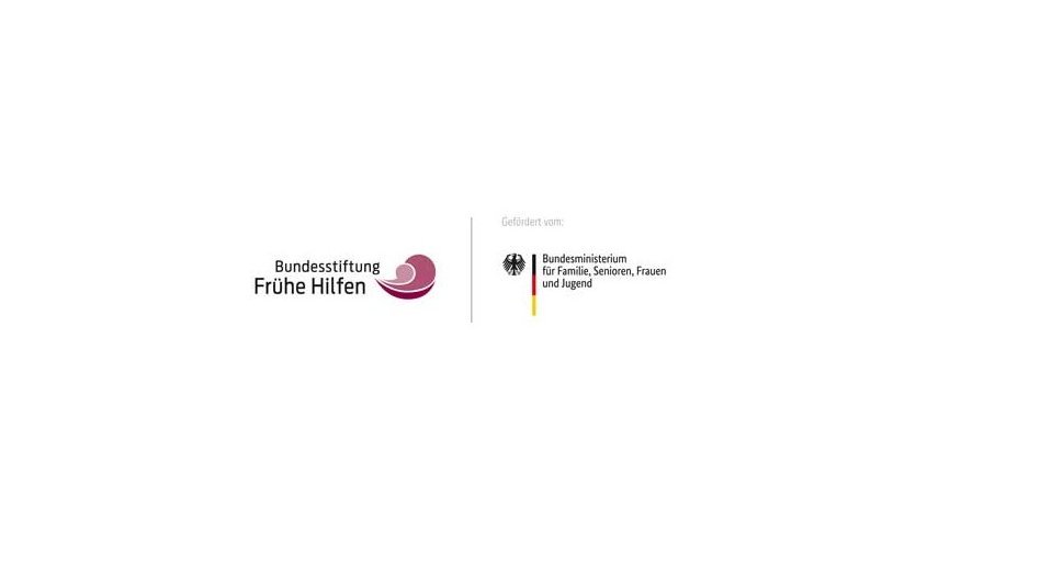 Logos der Bundesstiftung Frühe Hilfen und des BUndesministerium für Familien, Frauen und Senioren