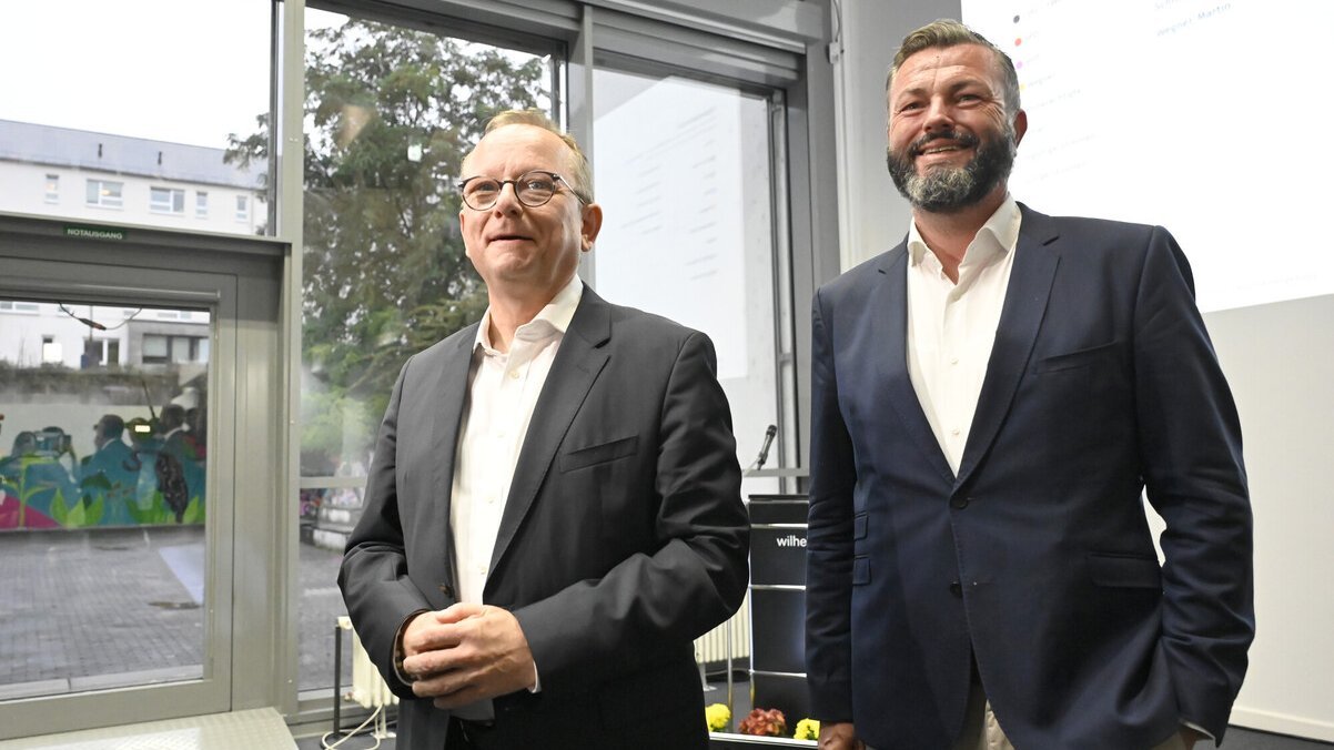Dr. Klaus Blettner (CDU/FWG) und Jens Peter Gotter (SPD)